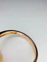 IGI Certified Yellow Gold 14K 2.75 Cts Natural Rubellite Tourmaline Gemstone Ring - Image 8