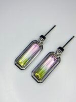 IGI Certified White Gold 14K 2.51 Grams Natural  Tourmaline Gemstone Earrings - Image 5