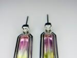 IGI Certified White Gold 14K 2.51 Grams Natural  Tourmaline Gemstone Earrings - Image 7