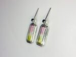 IGI Certified White Gold 14K 2.51 Grams Natural  Tourmaline Gemstone Earrings - Image 8