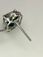 IGI Certified White Gold 14K 1.65 Grams Natural Tourmaline Gemstone Earrings - Image 8