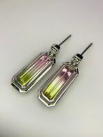 IGI Certified White Gold 14K 2.51 Grams Natural  Tourmaline Gemstone Earrings - Image 12