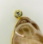 GIL Certified Yellow Gold 14K 12.45 Grams Natural Morganite Gemstone Pendant - Image 10