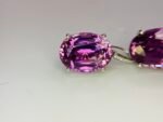 GIL Certified White Gold 14K 10.13 Grams Natural Kunzite Gemstone Earrings - Image 3