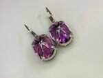 GIL Certified White Gold 14K 10.13 Grams Natural Kunzite Gemstone Earrings - Image 11