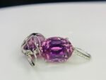 GIL Certified White Gold 14K 10.13 Grams Natural Kunzite Gemstone Earrings - Image 13