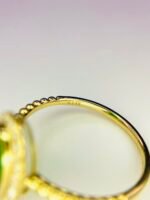 GIL Certified Yellow Gold 14K 1.72 Gram Natural Emerald Gemstone Ring - Image 10