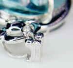 GIL Certified White Gold 14K 7.90 Grams Natural Aquamarine Gemstone Pendant - Image 9