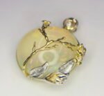 GIL Certified Yellow Gold 14K 12.61 Grams Natural Opal Gemstone Pendant - Image 3