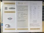 GIL Certified White Gold 14K 4.16 Grams Natural Aquamarine & Morganite Gemstone Ring - Image 9