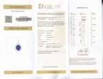 GIL Certified White Gold 14K 2.42 Grams Natural Tanzanite Gemstone Pendant - Image 13
