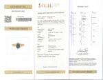 GIL Certified Yellow Gold 14K 2.56 Grams Natural Emerald Cabochon Rings - Image 11