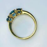 GIL Certified Yellow Gold 14K 2.56 Grams Natural Topaz Gemstone Ring - Image 6