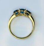GIL Certified Yellow Gold 14K 2.56 Grams Natural Topaz Gemstone Ring - Image 7