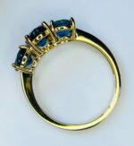 GIL Certified Yellow Gold 14K 2.80 Grams Natural Topaz Gemstone Ring - Image 8