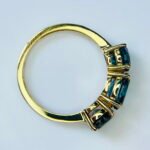 GIL Certified Yellow Gold 14K 2.89 Grams Natural Topaz Gemstone Ring - Image 6