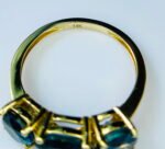 GIL Certified Yellow Gold 14K 2.89 Grams Natural Topaz Gemstone Ring - Image 7