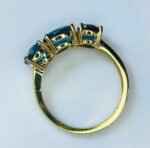 GIL Certified Yellow Gold 14K 2.89 Grams Natural Topaz Gemstone Ring - Image 8