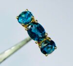 GIL Certified Yellow Gold 14K 2.89 Grams Natural Topaz Gemstone Ring - Image 9