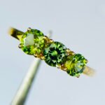 GIL Certified Yellow Gold 14K 2.00 Grams Natural Sapphire Gemstone Ring