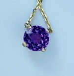 GIL Certified Yellow Gold 14K 2.02 Grams Natural Kunzite Gemstone Pendant - Image 8