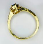 GIL Certified Yellow Gold 18K 3.03 Grams Natural Sapphire Gemstone Ring - Image 6
