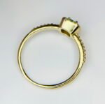 GIL Certified Yellow Gold 18K 2.13 Grams Natural Emerald Gemstone Ring - Image 7